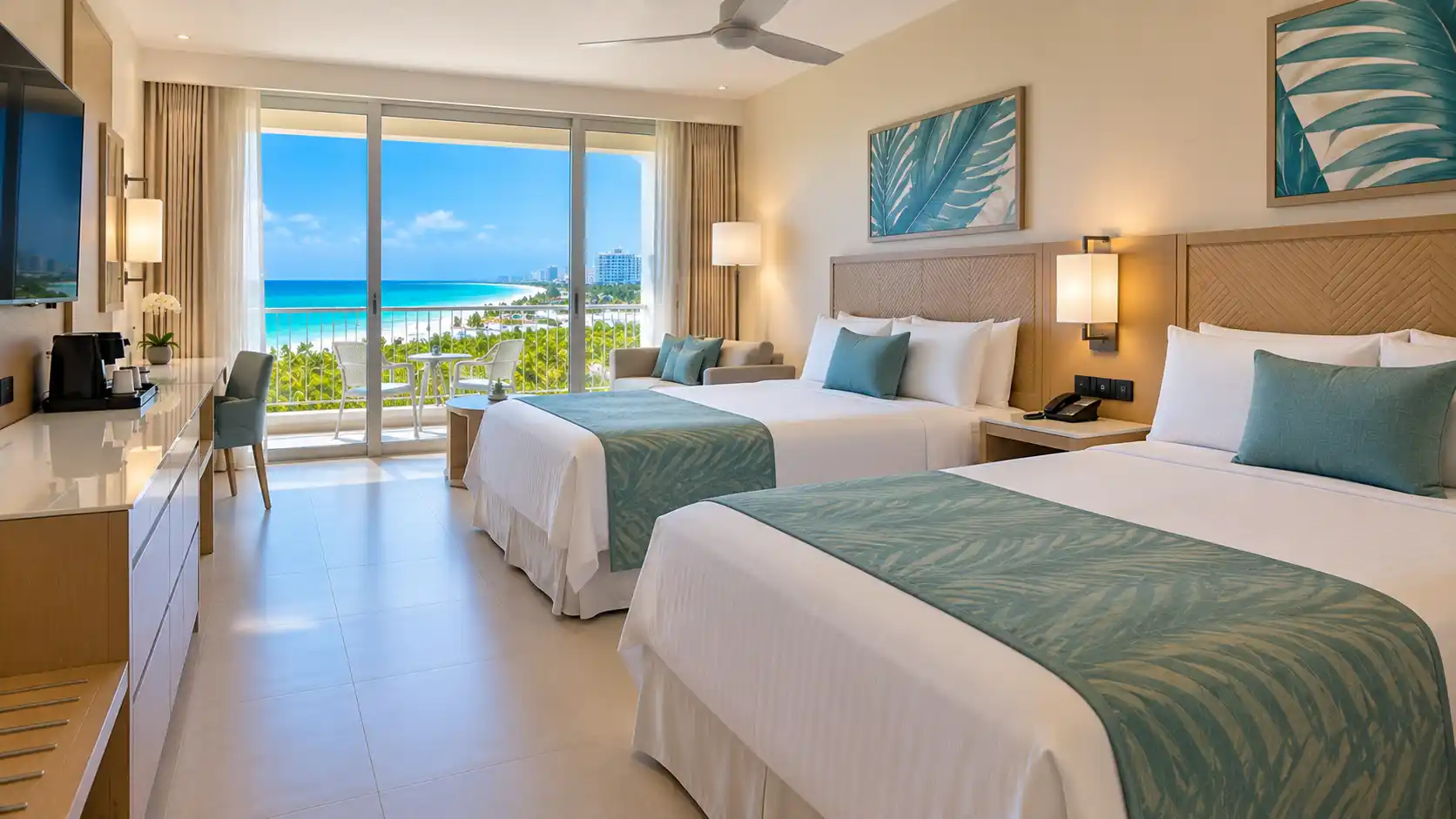 Double Bed With Sea View